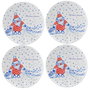 Hermia Manteles Individuales Multicolor (4 piezas)